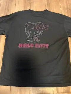 値下げHello Kitty ラインストーン半袖Tシャツ ブラック M