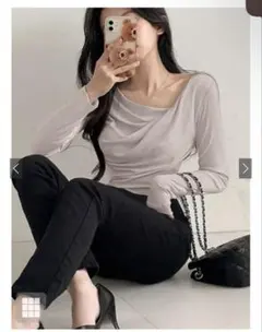 グレイル3Wayドレープカシュクールトップス[dk1261]