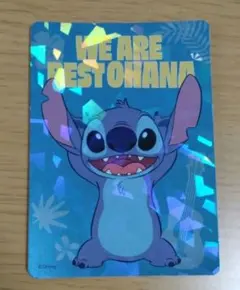 ディズニーストア　ディズニー じゃんけんカード　スティッチ　キラキラ