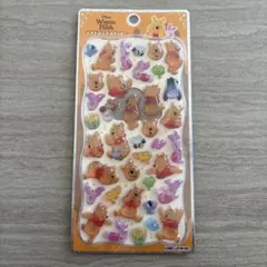 【正規品】ディズニー　プチドロップシール　くまのプーさん