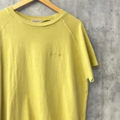 【値下げ】Samansa Mos2 イエロー ラグランスリーブ Tシャツ F