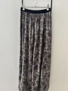 Spick & Span ペイズリー柄ロングスカート 36