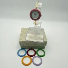 GUCCI グッチ 腕時計 watch チェンジベゼル　1100L 金　ゴールド