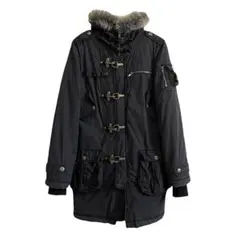 00s y2k ファイヤーマン 中綿 ファーコート 平成ミリタリー グランジ 軍のサムネイル