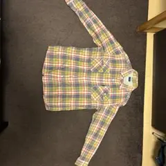 BACK NUMBER チェック柄 長袖シャツ