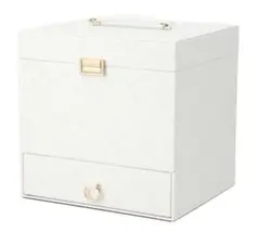 ニトリ デコホーム 仕切り付きコスメボックス(ラティスWH XL)のサムネイル