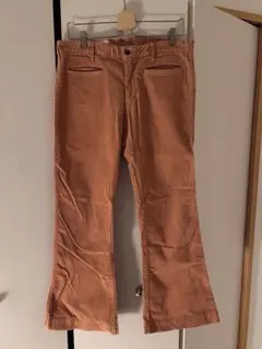 [送料込み]70’s コーデュロイフレアパンツ　vintage