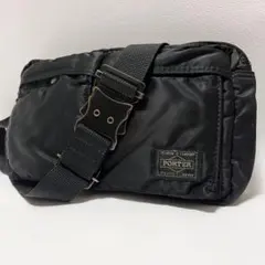 極美品 PORTER タンカー ウエストバッグ 廃盤 ブラック