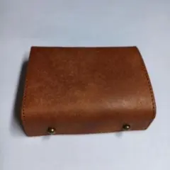 エムピウ ミッレフォッリエ 同型 二つ折り財布 オレンジ m+ type