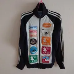 adidas トラックジャケット ワッペン