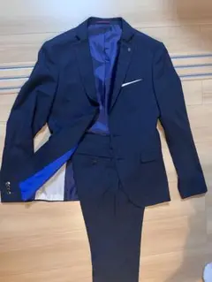 ZARA MAN スーツ セット S〜M相当 ネイビー