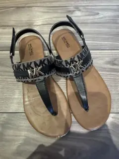 MICHAEL KORS トングサンダル ブラック・ベージュのサムネイル