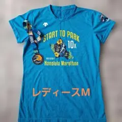 お値下げ【ホノルルマラソン2017/10キロTシャツ&完走メダル】レディースMのサムネイル
