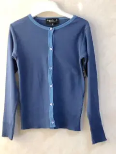 新品未使用！ 『agnes b 』夏カーディガン ブルー 8ans