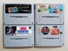 スーパーファミコン スポーツ4本セット 動作確認済み
