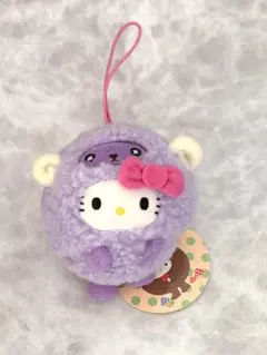 ★ハローキティ★まんまるシリーズ/ぬいぐるみマスコット/ストラップ/SEGA