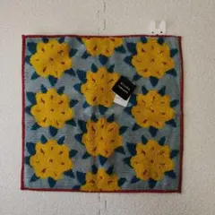 ATSUKO MATANO うさぎ 花柄 タオルハンカチ