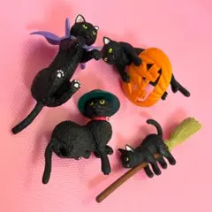 ハロウィンふちねこ【4ポーズ】シャノアール50周年記念キャンペーン・フィギュア