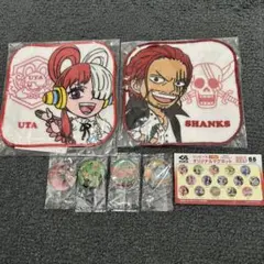 ワンピース☆ONE PIECE FILM RED ミニタオル＆マグネット☆新品