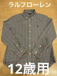 Ralph Lauren チェック柄長袖シャツ 12歳用