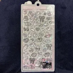 【正規品】ボンボンドロップシール うさぎ 白黒 クーリア