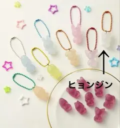 ストレイキッズ　グミチャーム　スキズ　ヒョンジン　ジニレット