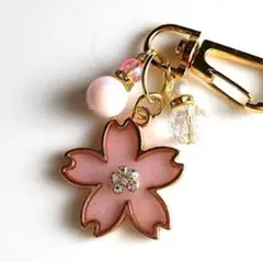 キーホルダー レジン 桜 673