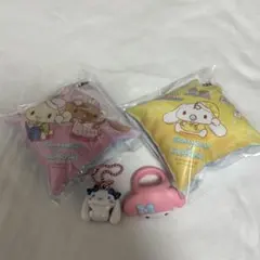シナモロール マイメロディ キーホルダー 指輪 セット