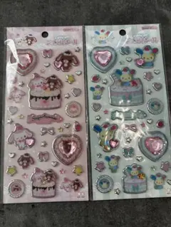 匿名配送　キラキラジュエルシール　サンリオ　ウサハナ　シュガーバニーズ