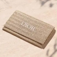 dior ラタンベージュポーチ　2023ノベルティ