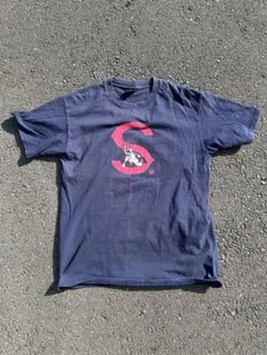 old stussy tシャツ 黒タグ 短丈