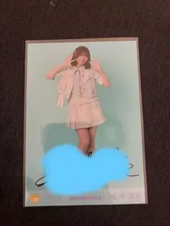 ≒JOY ニアジョイ 小澤愛実 生写真 直筆サイン ヒキ