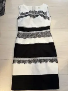 ERUMI レース装飾タイトドレス