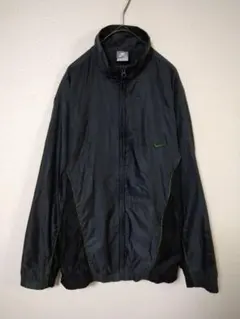ナイキ　ナイロンジャケット　メンズXL表記　黒　グレー　Y2K　2007年