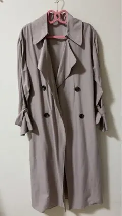 GRL ベルト付きバックプリーツトレンチコート[fo1345]のサムネイル
