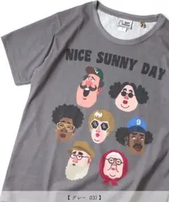 gym master NICE SUNNY DAY Tシャツ M グレーのサムネイル