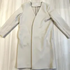 ロペピクニック　ダンボールカラーレスコート　アイボリー