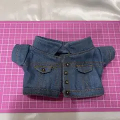 ２０センチぬいぐるみ服　デニムジャケット 推し活　ぬい活