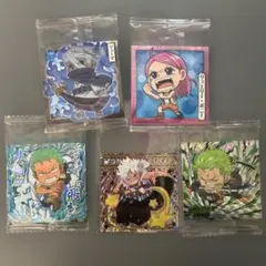 ワンピース ウエハース ゾロ ボニー リューマ ルフィ ニカ 4枚セット