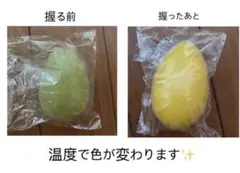 温度で色が変わる スクイーズ ストレスボール マンゴー 骨折音スクイーズ