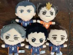 ハイキュー みにコレ! ぬいぐるみマスコット2 5種セット