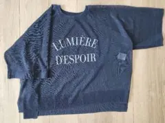 LUMIERE D'ESPOIR 半袖Tシャツ ネイビーのサムネイル