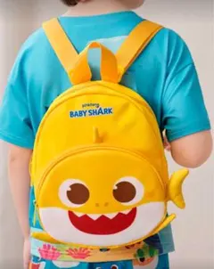 ベイビーシャーク リュックサック キッズ用 イエロー ピンクフォンのサムネイル
