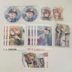 18TRIP エイトリ 五十竹あく太 缶バッジ ぱしゃこれ 箔押し シール 特典