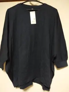 ☺️新品・タグ付き☺️UNIQLO スムースコットンボリュームスリーブT 七分袖