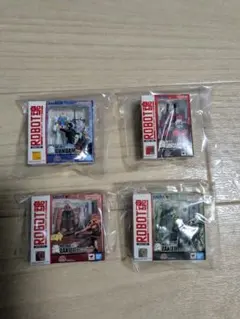 機動戦士ガンダムROBOT魂ミニチュアコレクション全４種セット
