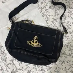 vivienne westwood ショルダーバッグ キャンバス地 ショッパー付