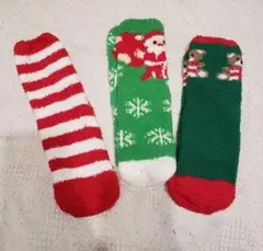 アメリカで購入　クリスマスデザインソックスセット