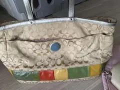 COACH シグネチャー トートバッグ 2way マルチカラー