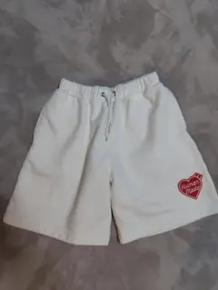 Human Made ハートロゴ スウェット ショートパンツ ホワイトのサムネイル